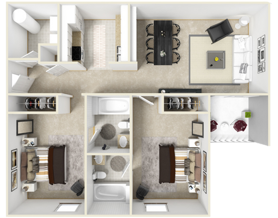 2 bedroom